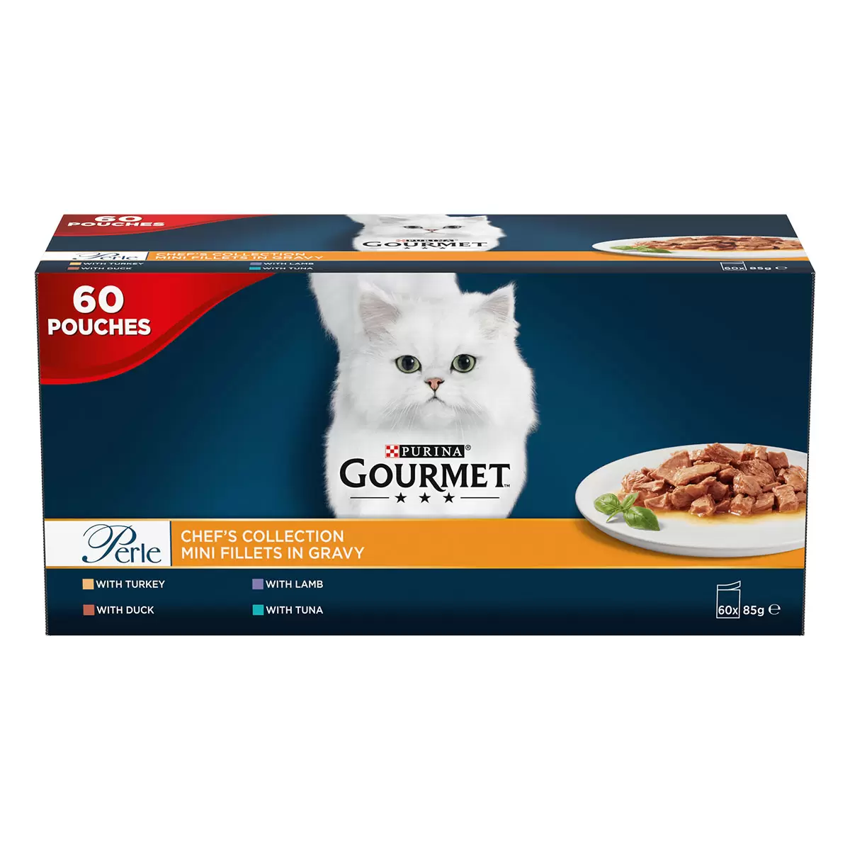 Gourmet Perle Cat Food Chef's Fish & Meat Mixed Collection
