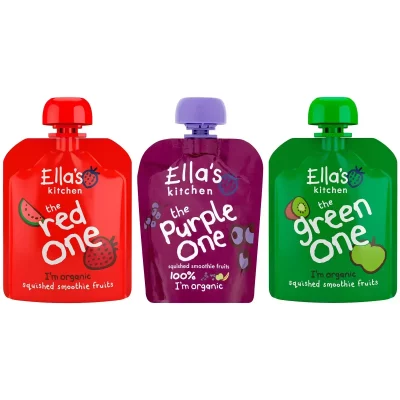 Ella's Kitchen Organic Fruit Smoothie Pouches, 90g