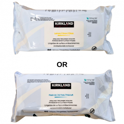 Kirkland Signature Antibacterial Surface Wipes,